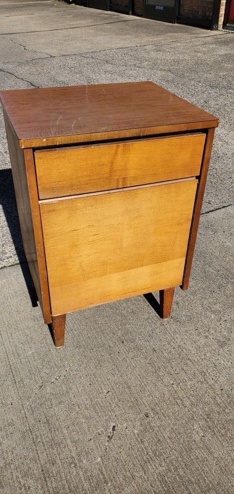 Vintage Office Side table/nightstand 