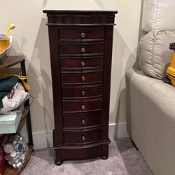 Jewelry Armoire With LOTS Of Storage