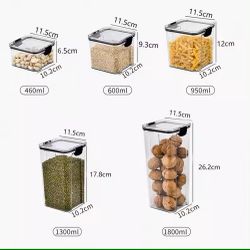 Food containers by boxes