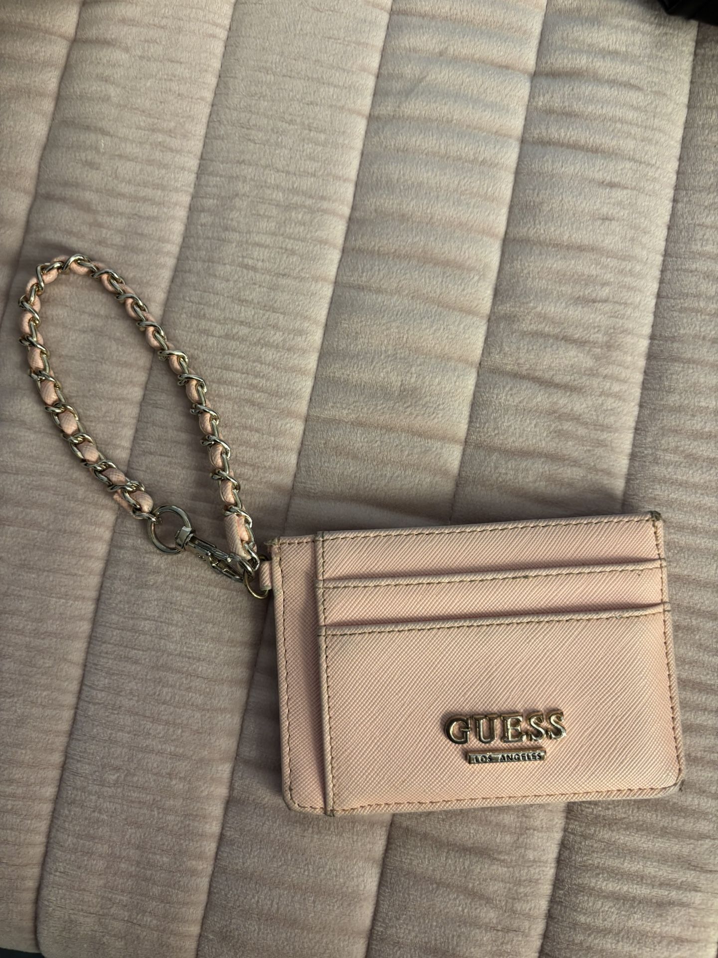 Pink Guess Card Holder