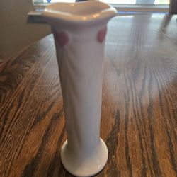 Vintage FTDA 1985 Cermanic Heart Accent Bud Vase 