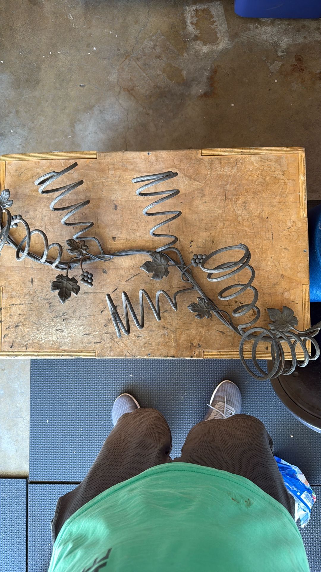 Outdoor Metal Wine Rack X 2