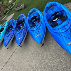Brand New 10 Ft Pelican Kayaks With tags