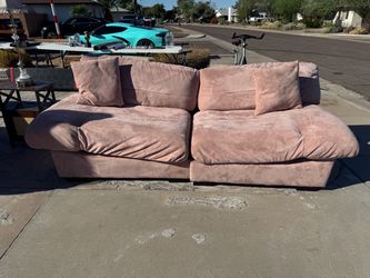 Pink couch