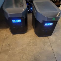 Ecoflow Delta Ef 3 Pro 1300 Portable Power Station 2pcs 