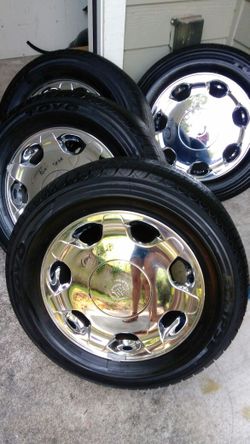 Newer Cadillac wheels and Eclipse Toyo tires