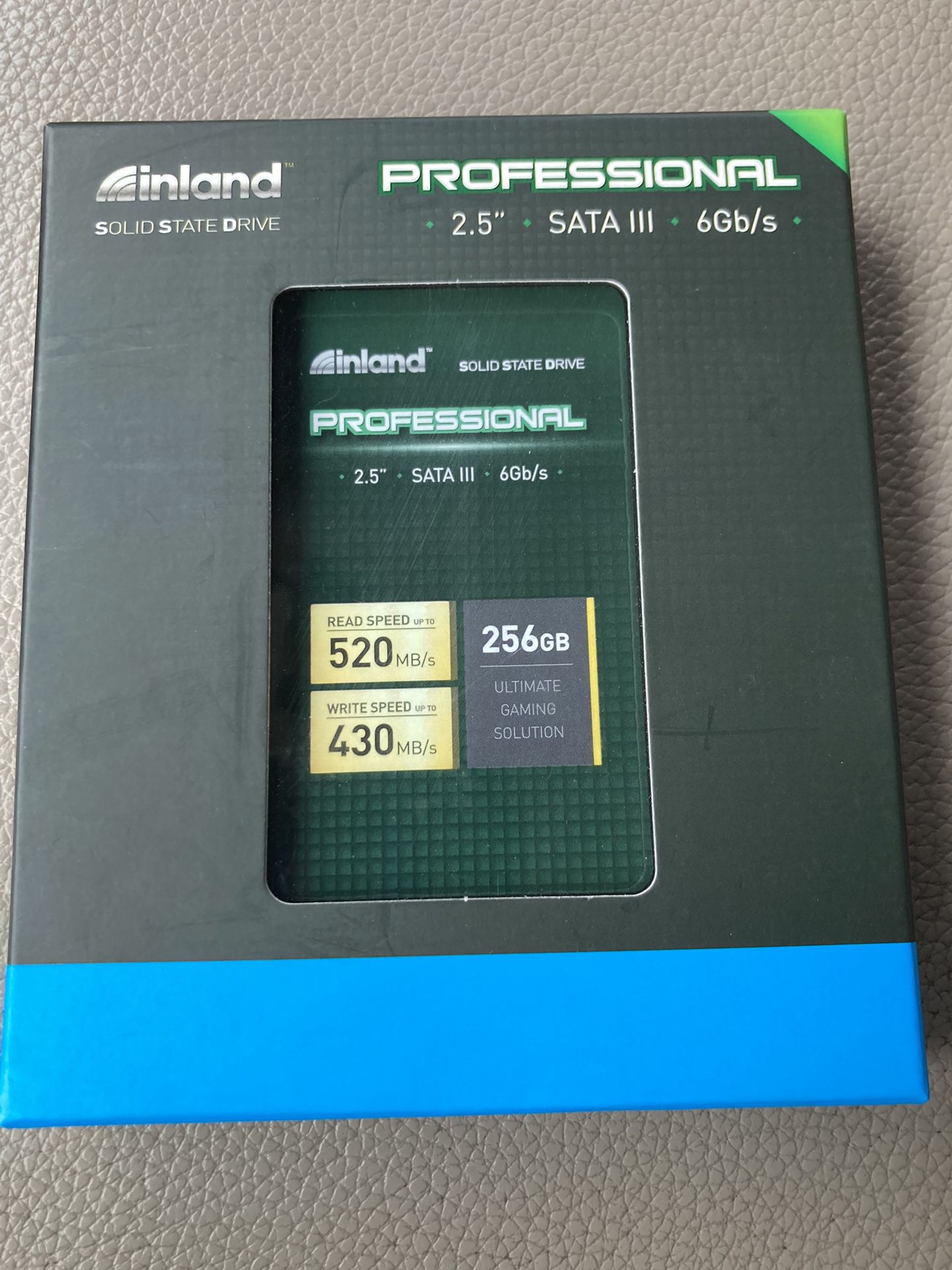 Inland 256GB 2.5” SATA III SSD (520/430)