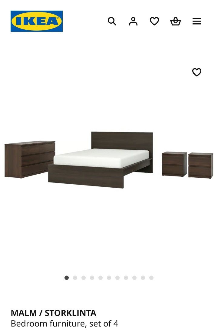 4 Piece Ikea Bedroom Set