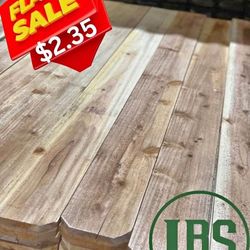6' & 8' ft dog ear pine pickets starting at $2.07 