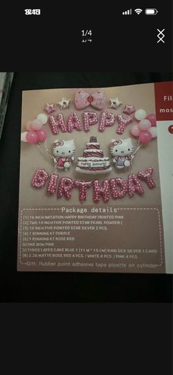 Hello Kitty, party supplies