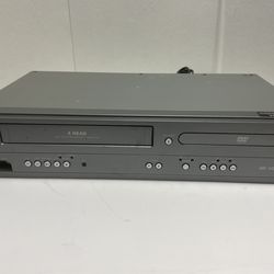 Magnavox MWD2206 DVD VCR Combo Player No Remote Control Tested Working