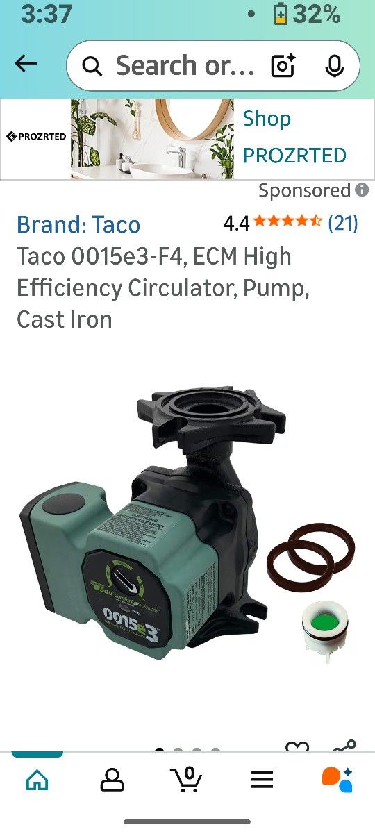 Hot Water Circulating Pump 
