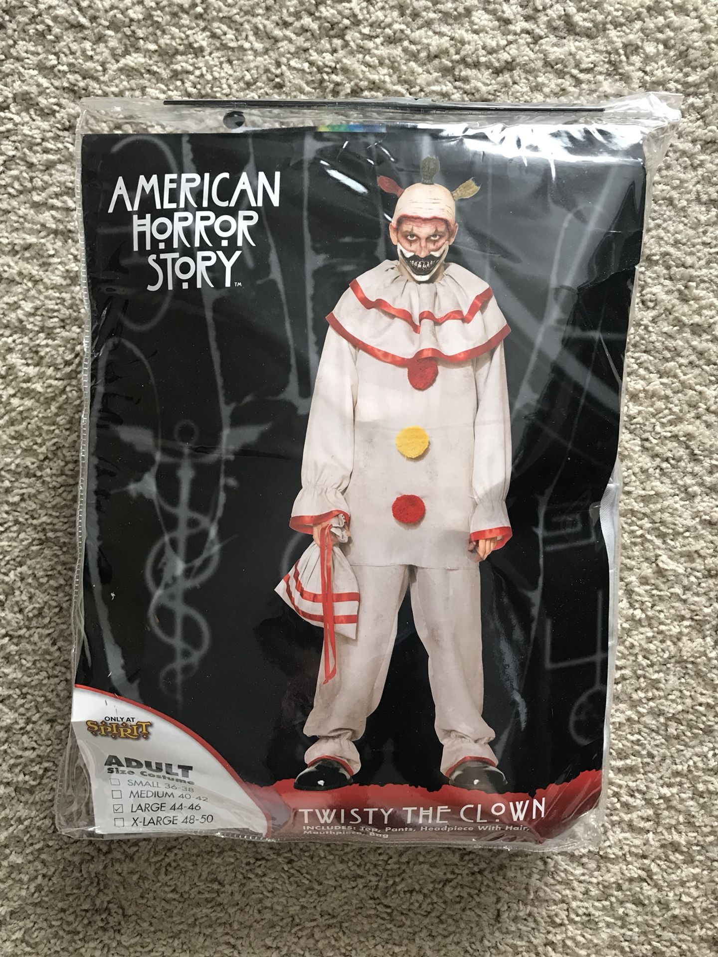 Twisty the Clown from American Horror Story Halloween Costume - New