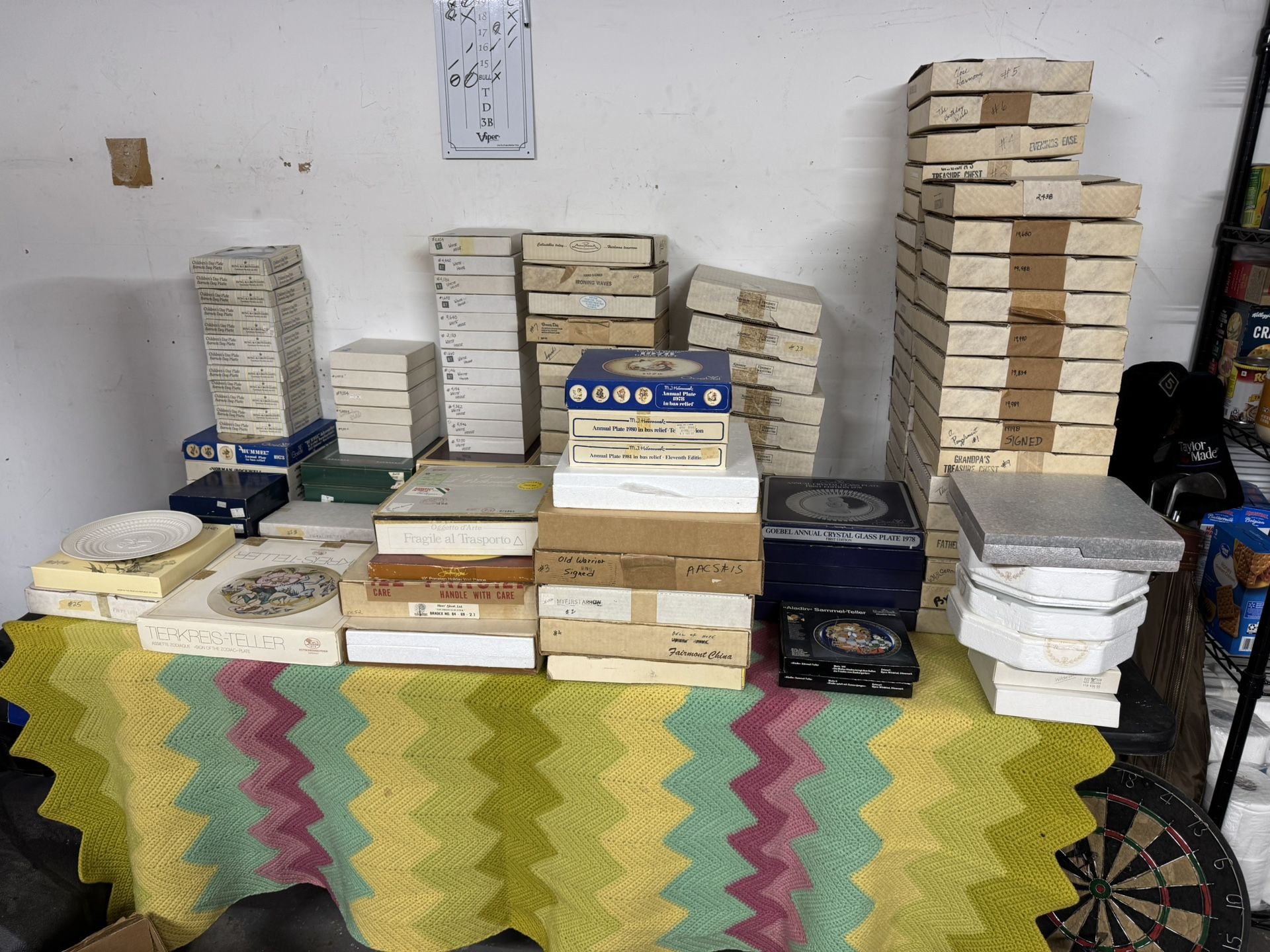 Large Lot Of Collectible Plates