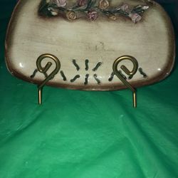 Rare Mollica Capodimonte porcelains/ceramic plate