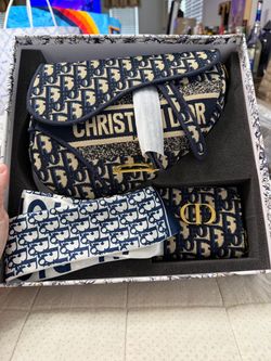 Christian Dior Oblique Saddle Bag Set