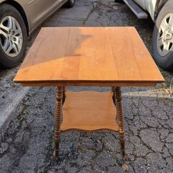 Antique Claw Foot Accent Table