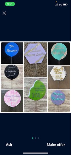 Cake toppers