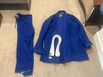 Fuji Blue Double Weave Judo / BJJ Gi - Size 5.5 (Excellent Condition)