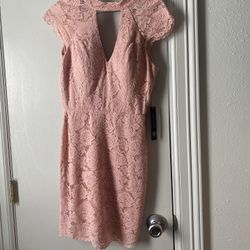 Pink Lace Dress