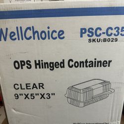 9x5 Clear Container