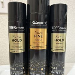 3 Tresemme Hair Spray $10