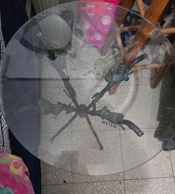 Glass table $35