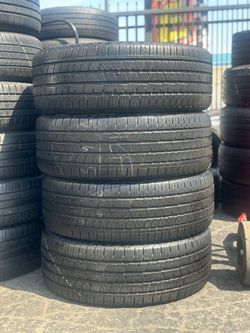 SET OF TIRE 265 45 20 CONTINENTAL 85% LIFE