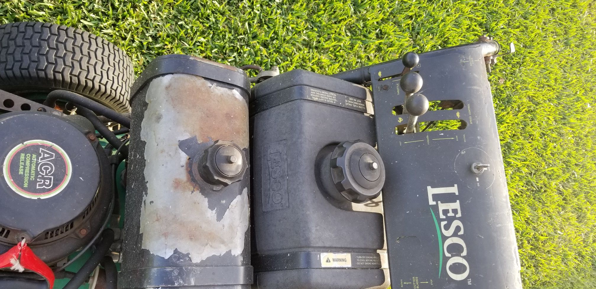 36"Lesco hydro walk behind mower with sulky for Sale in Coral Springs