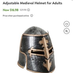 Adjustable Medieval Helmet for Adults