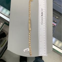 14k ID Bracelet 19g