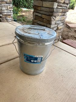 10 gallon Galvanized Steel Metal containers