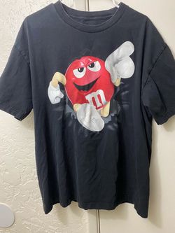 M&M's Red Character Black T-Shirt XL