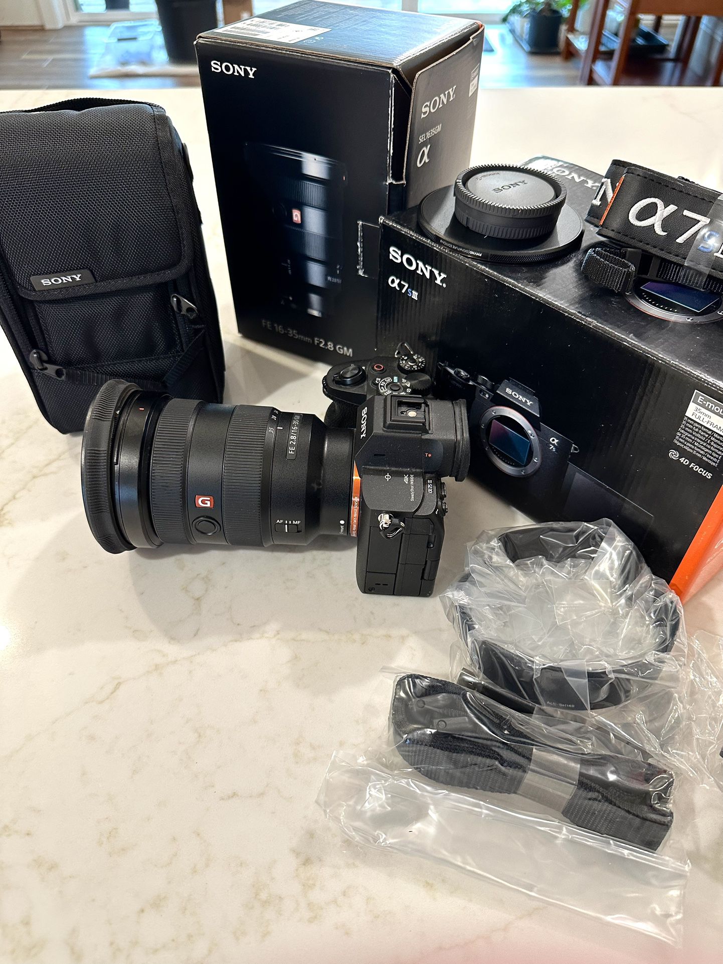Sony A7S iii mirrorless camera and Sony G-Master FE 16-35mm f/2.8 GM Lens Bundle