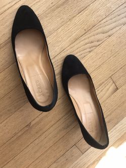 Jcrew Black Suede Pumps size 7