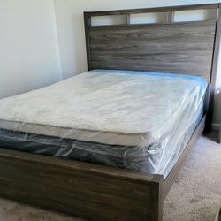 NEW QUEEN-SIZE PILLOW TOP MATTRESS AND BOX SPRING 🆕️