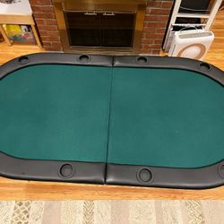 Poker Table - 10-Person w/ Cup holders