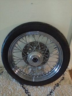 Front Tire And Rim For Harley