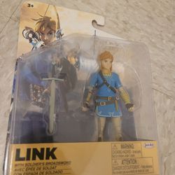 New 2023 World Of Nintendo Jakk’s Legend of Zelda Link Broadsword