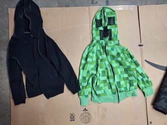 Boys Zippered Jacket And Sweaters, Xs, Sizes 6