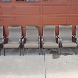 6 outside patio chairs