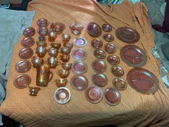 Huge carnival glass collection