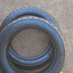 Set of KENDA motorcycle Tires