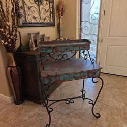 Rustic Southwest Style Side Table.