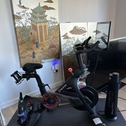 Peloton Bike And Shoes 