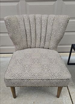 Madison Park Korey Channel Back Slipper Accent Chair 32"