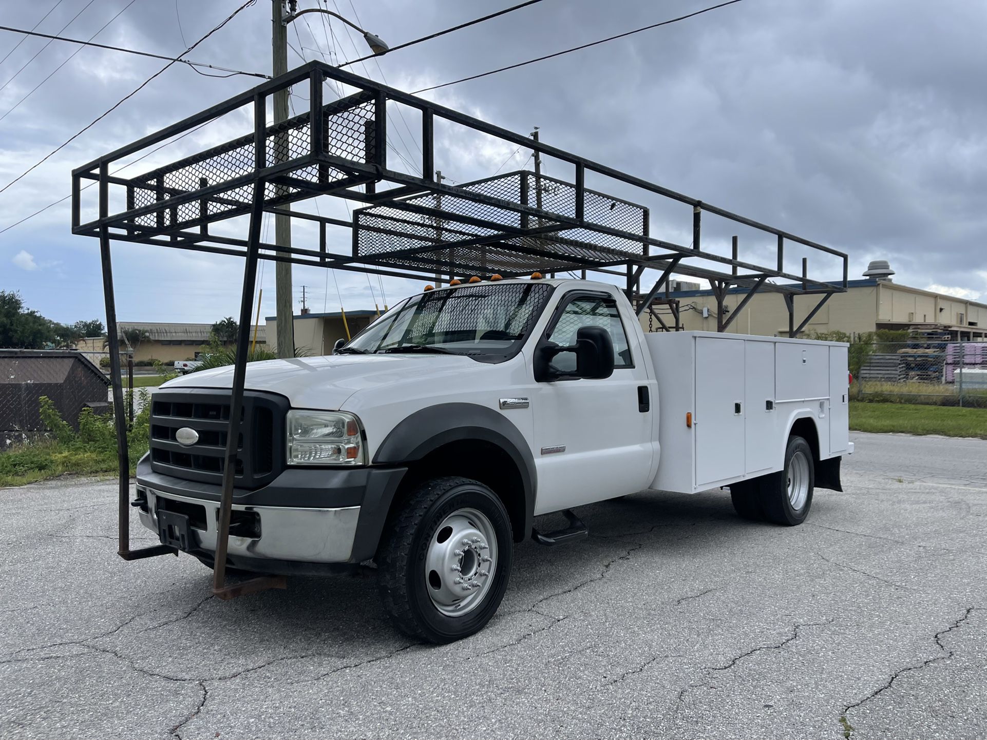2005 Ford F450 Utility Diesel 11ft Bed Low Miles 