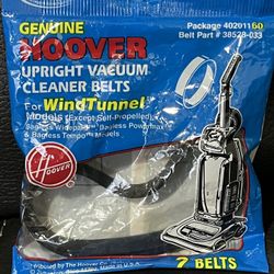 Hoover 38528-033 Windtunnel Drive Belt, NEW 2 Pack Vacuum Clean Parts Repair NOS