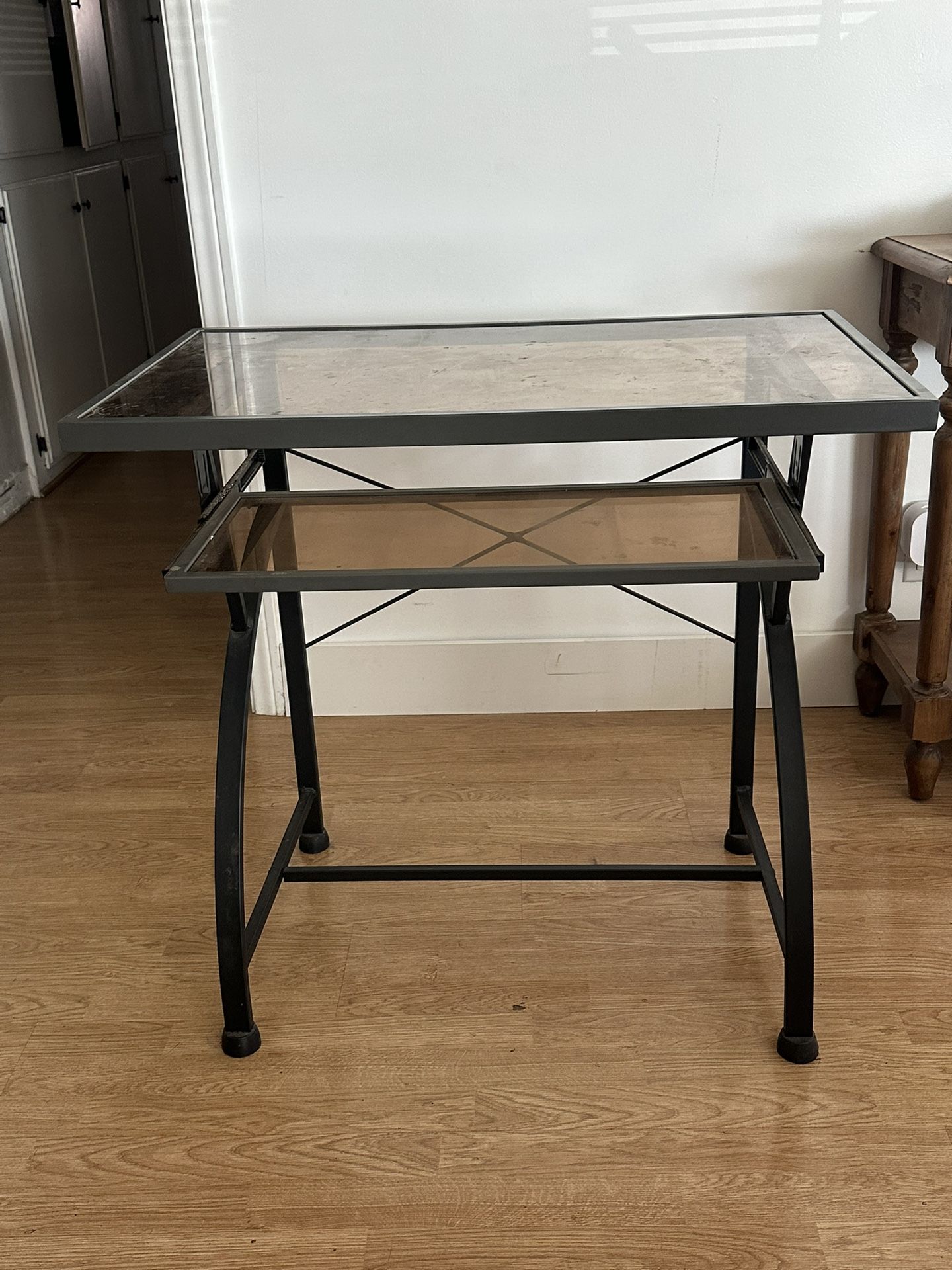 Metal/Glass Desk