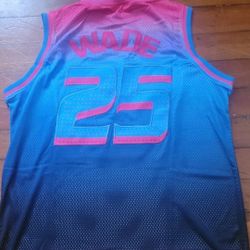 Dwayne Wade High School Jersey Miami Colors 2XL Mitchell & Ness basketball 